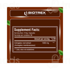 Biotrex Astragalus Veg Capsule 60