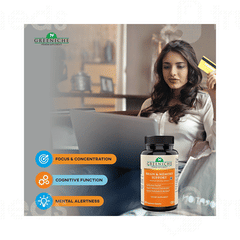 Greeniche Brain & Memory Support Vegetarian Capsule 60