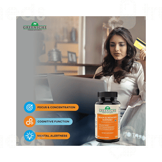 Greeniche Brain & Memory Support Vegetarian Capsule 60