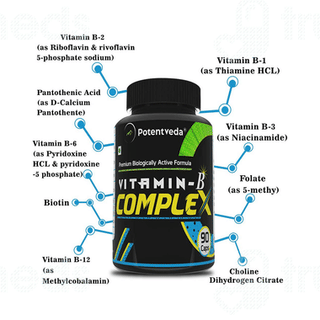 Potentveda Vitamin B Complex Capsule 90