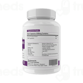 Natureal Mucuna Pruriens Extract 800mg Capsule 60