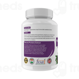 Natureal Mucuna Pruriens Extract 800mg Capsule 60