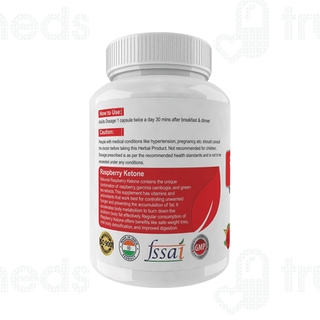 Natureal Raspberry Ketone 800mg Capsule 60