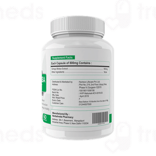 Natureal Ginkgo Biloba Extract Capsule 60