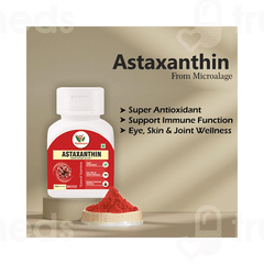 Vaddmaan Astaxanthin++ Vegetarian Capsule 60 Vaddmaan Astaxanthin++ Vegetarian Capsule 60