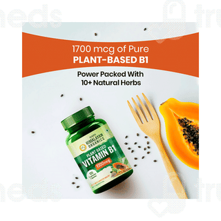 Himalayan Organics Plant Based Vitamin B1 Vegetarian Capsule 120