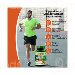 Himalayan Organics Plant Based Vitamin B1 Vegetarian Capsule 120