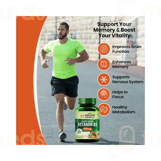 Himalayan Organics Plant Based Vitamin B1 Vegetarian Capsule 120