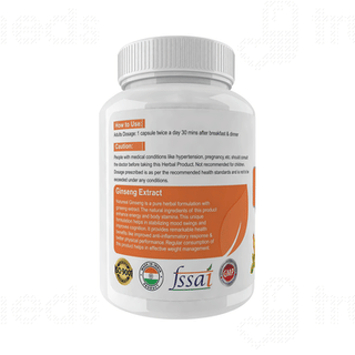 Natureal Ginseng Extract 800mg Capsule 60