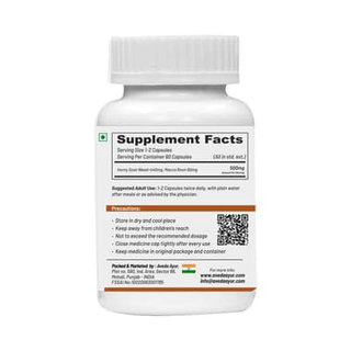 Life Aveda Premium Horny Goat Weed Veg Capsule 60