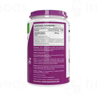 Healthy Hey Nutrition Garlic Extract Vegetable Capsule 60