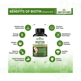 Varey Botanics Biotin With Keratin Capsule 60