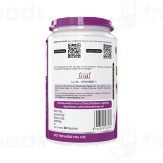 Healthy Hey Nutrition Grape Seed Extract Vegetable Capsule 90