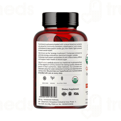 Rooted Active Naturals Cordyceps Militaris Veg Capsule 60