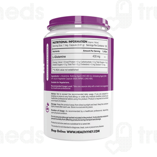 Healthy Hey Nutrition L Glutamine Vegetable Capsule 120