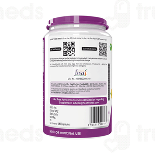 Healthy Hey Natural Vitamin E Vegetable Capsule 120