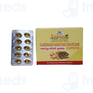 Travancore Ayurveda Gandharvahastadi Erandam Capsule 10