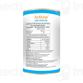Activist Cod Liver Oil Capsule 60
