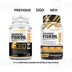 Musclexp Advanced Fish Oil Double Strength Omega 3 Capsule 60