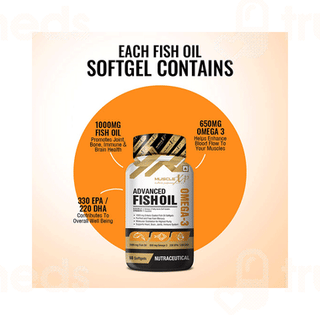 Musclexp Advanced Fish Oil Double Strength Omega 3 Capsule 60