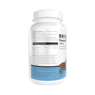 Briyo Flaxseed Oil 1000mg Capsule 60