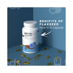 Briyo Flaxseed Oil 1000mg Capsule 60
