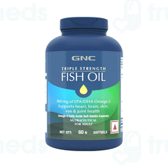 Gnc Triple Strength Fish Oil Plus Coq 10 Capsule 60