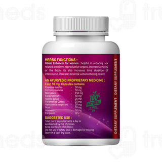 Natural Libido Enhancer For Women 500Mg Veg Capsule 60
