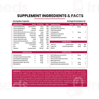 Himalayan Organics Whole Food Multivitamin For Women Vegetarian Capsule 60
