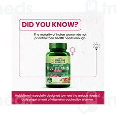 Himalayan Organics Whole Food Multivitamin For Women Vegetarian Capsule 60