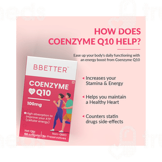 Bbetter Coenzyme Q10 100mg Capsule 60