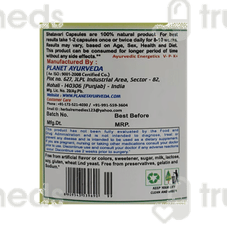 Planet Ayurveda Shatavari Vege Capsule 60