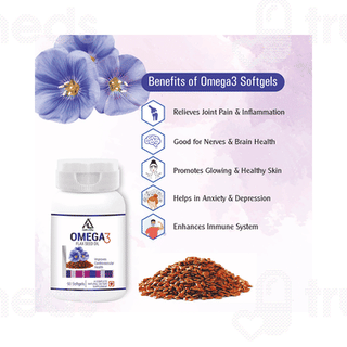 Aplomb Omega 3 Flax Seed Oil Capsule 90