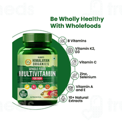 Himalayan Organics Whole Food Multivitamin For Men Vegetarian Capsule 60