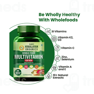 Himalayan Organics Whole Food Multivitamin For Men Vegetarian Capsule 60