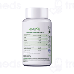 Health Veda Organics Vegan Omega 3 6 9 Flaxseed Oil 1000mg Capsule 60