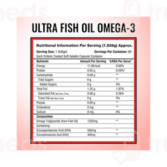 Musclexp Ultra Fish Oil Omega 3 Capsule 60