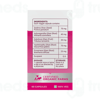 Nisarga Herbs Menodim Veg Capsule 60