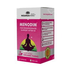 Nisarga Herbs Menodim Veg Capsule 60