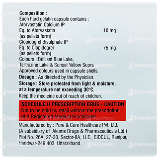 Atorzux Cv 10 Capsule 10