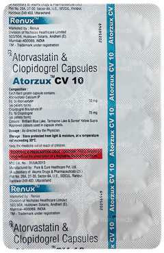 Atorzux Cv 10 Capsule 10