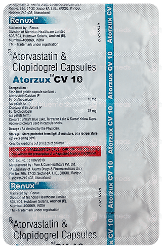 Atorzux Cv 10 Capsule 10