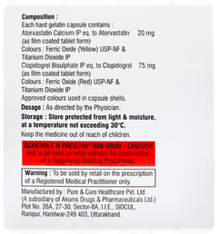 Atorzux Cv 20 Capsule 10 Atorzux Cv 20 Capsule 10