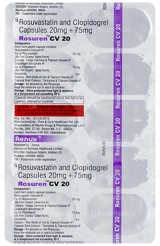 Rosuren Cv 20 Capsule 10