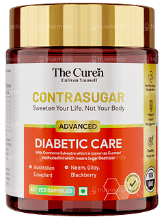 The Curen Contrasugar Advanced Diabetic Care Veg Capsule 60