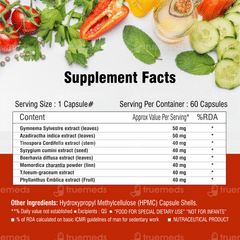 The Curen Contrasugar Advanced Diabetic Care Veg Capsule 60