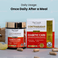 The Curen Contrasugar Advanced Diabetic Care Veg Capsule 60