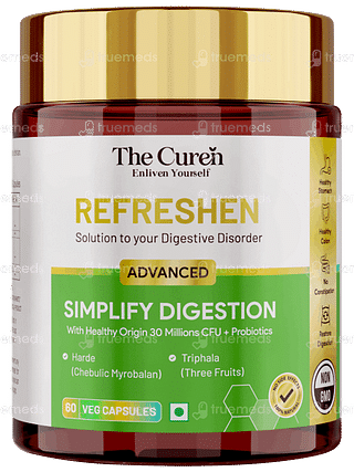 The Curens Refreshen Advanced Simplify Digestion Veg Capsule 60