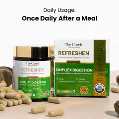 The Curen Refreshen Advanced Simplify Digestion Veg Capsule 60