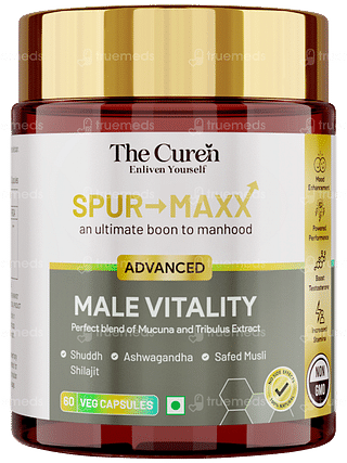 The Curens Spur Maxx Advanced Male Vitality Veg Capsule 60